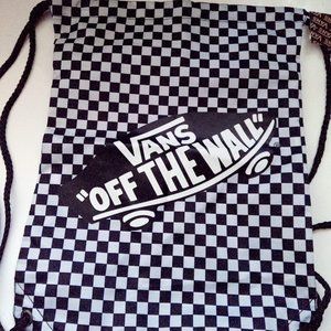 New Vans Off The Wall Black And White Checkered Pattern Benched Bag O/S